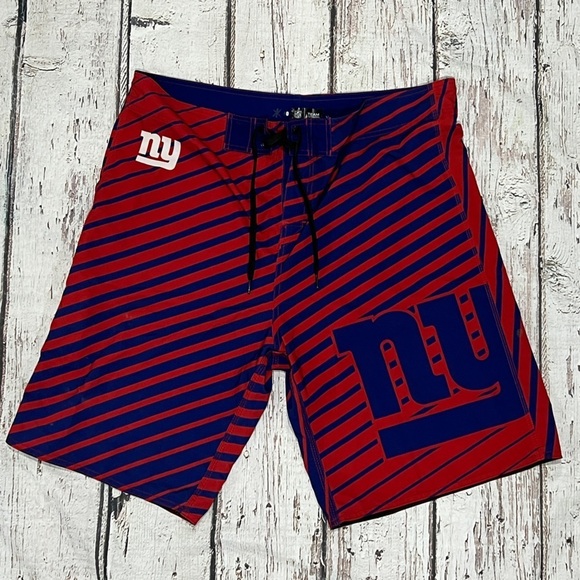 New York Giants NFL Football Mens Board Shorts Swim Trunks Swim Suit - Picture 1 of 7